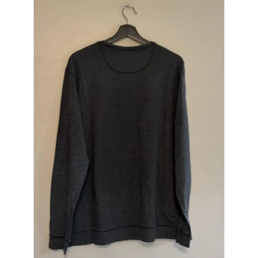 Banana Republic Sweatshirt Mens XL Gray Crewneck Pullover Tagless Knit Casual